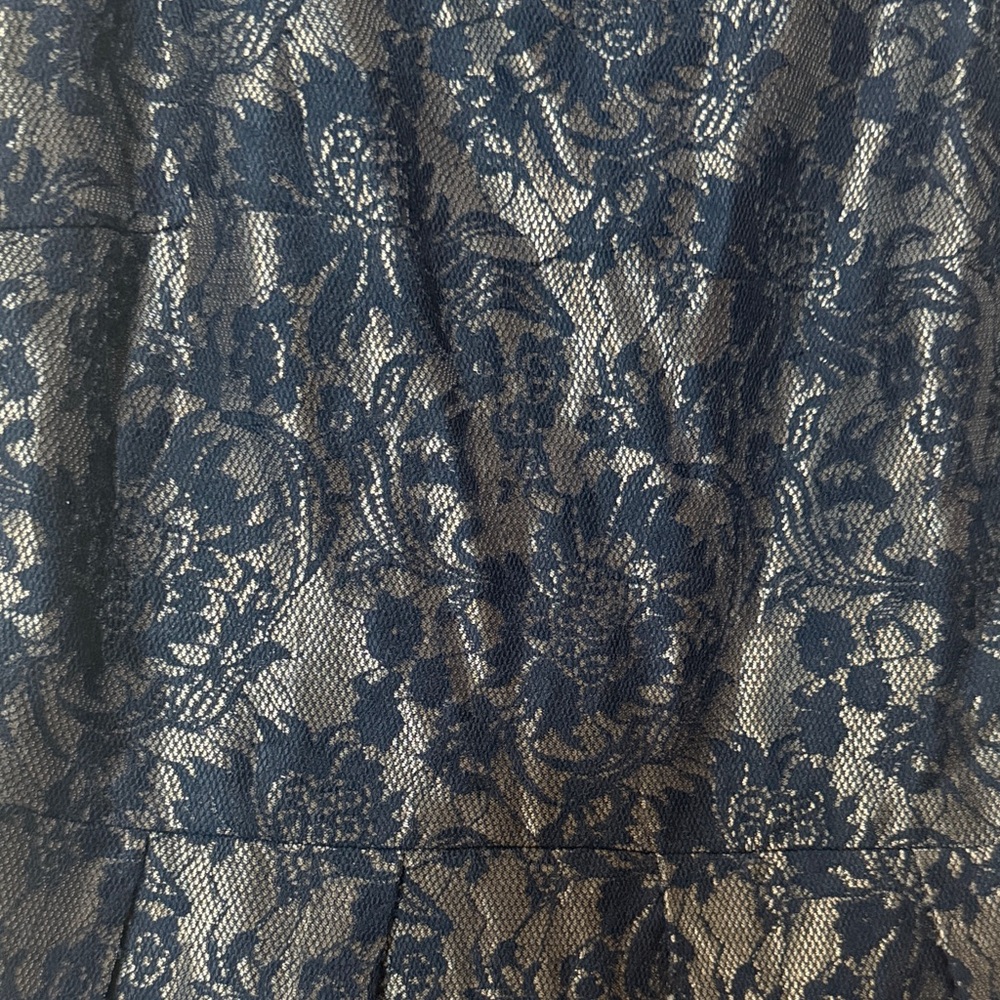 Forever 21 Midnight Blue Lace Dress Size XL - Picture 3 of 5